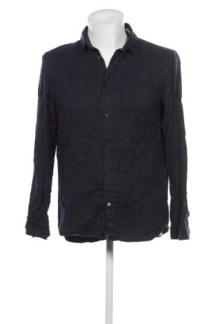 Ανδρικό πουκάμισο H&M L.O.G.G., Μέγεθος M, Χρώμα Μπλέ, Τιμή 7,18 €