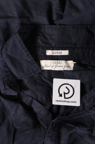 Pánska košeľa  H&M L.O.G.G., Veľkosť L, Farba Modrá, Cena  6,58 €