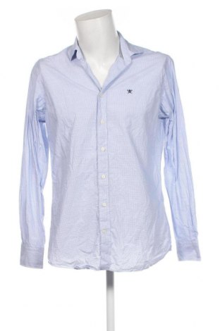 Ανδρικό πουκάμισο Hackett, Μέγεθος M, Χρώμα Μπλέ, Τιμή 41,50 €