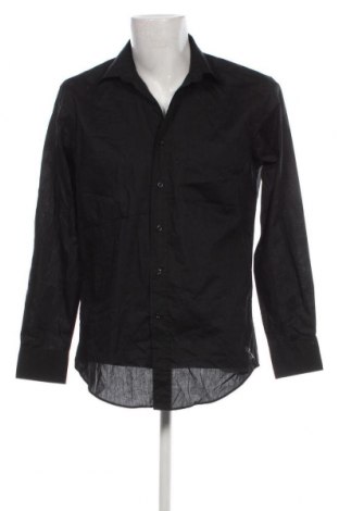 Ανδρικό πουκάμισο Hema, Μέγεθος M, Χρώμα Μαύρο, Τιμή 3,59 €