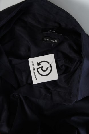 Ανδρικό πουκάμισο Hema, Μέγεθος L, Χρώμα Μπλέ, Τιμή 8,97 €