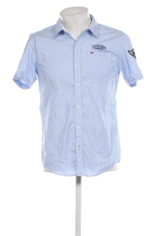 Мъжка риза Hilfiger Denim, Размер M, Цвят Син, Цена 184,30 лв.