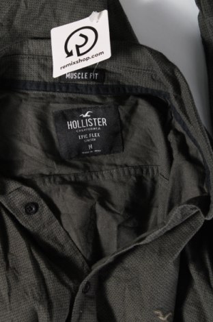Мъжка риза Hollister, Размер M, Цвят Зелен, Цена 34,00 лв.