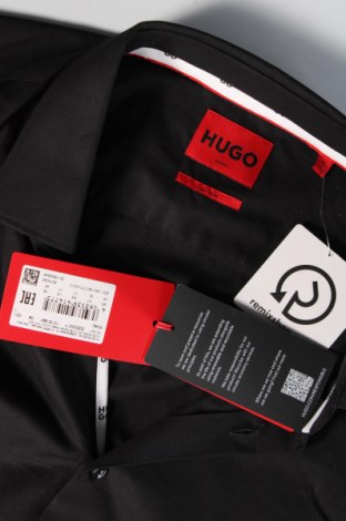 Cămașă de bărbați Hugo Boss, Mărime XL, Culoare Negru, Preț 710,53 Lei