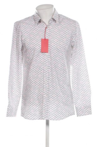 Ανδρικό πουκάμισο Hugo Boss, Μέγεθος L, Χρώμα Λευκό, Τιμή 89,07 €