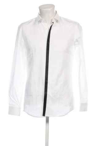 Ανδρικό πουκάμισο Hugo Boss, Μέγεθος M, Χρώμα Λευκό, Τιμή 55,67 €
