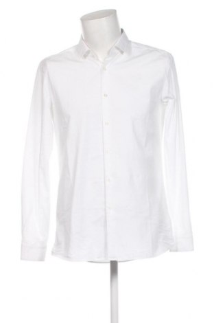 Ανδρικό πουκάμισο Hugo Boss, Μέγεθος L, Χρώμα Λευκό, Τιμή 94,64 €