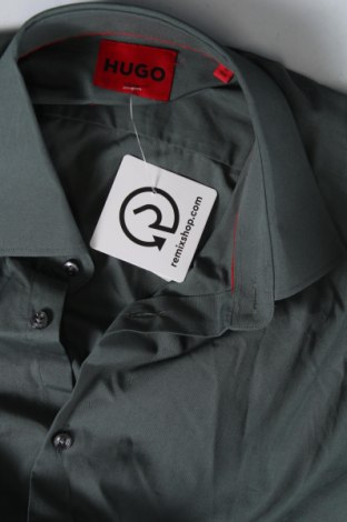 Мъжка риза Hugo Boss, Размер M, Цвят Сив, Цена 56,16 лв.