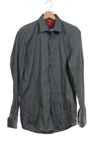 Ανδρικό πουκάμισο Hugo Boss, Μέγεθος M, Χρώμα Γκρί, Τιμή 50,10 €