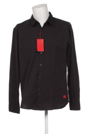 Herrenhemd Hugo Boss, Größe XL, Farbe Schwarz, Preis € 66,80
