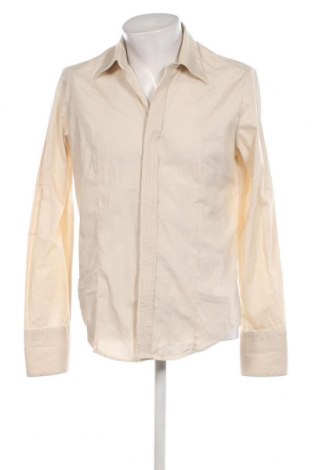 Ανδρικό πουκάμισο Hugo Boss, Μέγεθος L, Χρώμα Εκρού, Τιμή 48,22 €