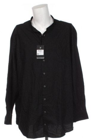 Ανδρικό πουκάμισο JP 1880, Μέγεθος 5XL, Χρώμα Μαύρο, Τιμή 31,75 €