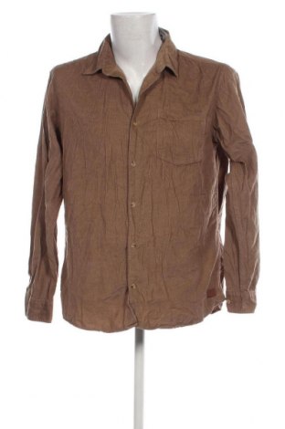 Herrenhemd Jack & Jones, Größe XL, Farbe Beige, Preis 23,66 €