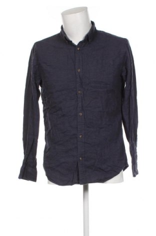 Ανδρικό πουκάμισο Jack & Jones, Μέγεθος L, Χρώμα Μπλέ, Τιμή 10,52 €
