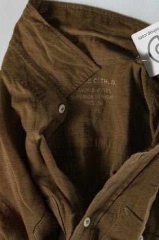 Ανδρικό πουκάμισο Jack & Jones, Μέγεθος M, Χρώμα Πράσινο, Τιμή 5,26 €