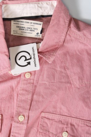 Herrenhemd Jack & Jones, Größe M, Farbe Rosa, Preis 4,73 €