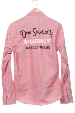 Ανδρικό πουκάμισο Jack & Jones, Μέγεθος M, Χρώμα Ρόζ , Τιμή 4,21 €