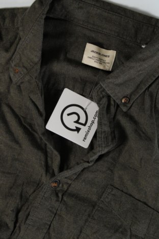 Herrenhemd Jack & Jones, Größe M, Farbe Grün, Preis 4,73 €