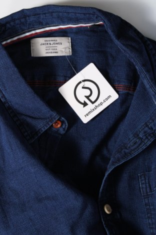 Ανδρικό πουκάμισο Jack & Jones, Μέγεθος XL, Χρώμα Μπλέ, Τιμή 8,41 €