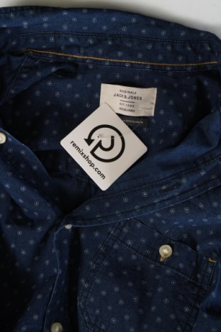 Ανδρικό πουκάμισο Jack & Jones, Μέγεθος S, Χρώμα Μπλέ, Τιμή 4,21 €