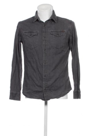 Ανδρικό πουκάμισο Jack & Jones, Μέγεθος M, Χρώμα Γκρί, Τιμή 21,03 €