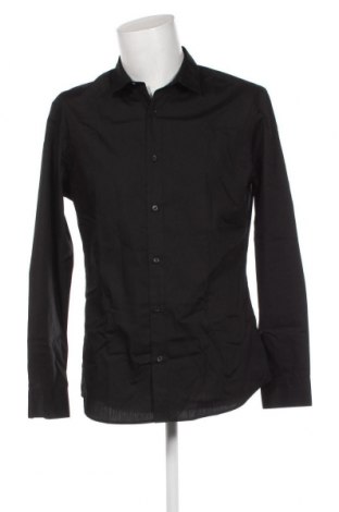 Herrenhemd Jack & Jones, Größe L, Farbe Schwarz, Preis € 16,91