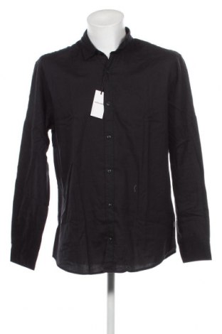 Ανδρικό πουκάμισο Jack & Jones, Μέγεθος XL, Χρώμα Μαύρο, Τιμή 23,25 €