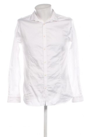 Ανδρικό πουκάμισο Jack & Jones, Μέγεθος L, Χρώμα Λευκό, Τιμή 23,25 €