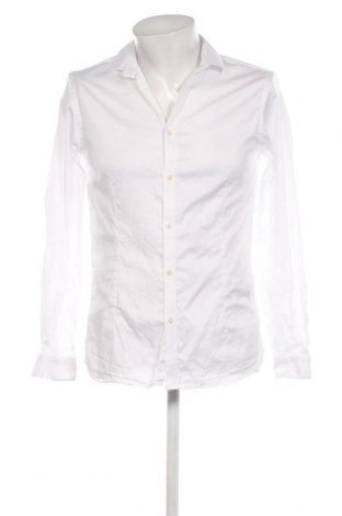 Ανδρικό πουκάμισο Jack & Jones, Μέγεθος M, Χρώμα Λευκό, Τιμή 25,36 €