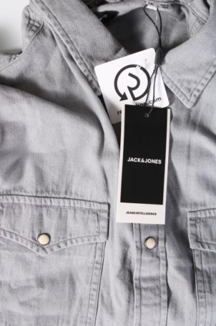 Herrenhemd Jack & Jones, Größe L, Farbe Grau, Preis € 16,91