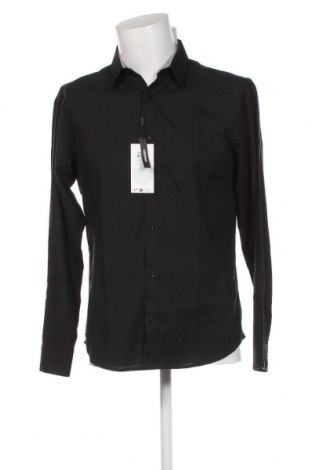 Мъжка риза Jack & Jones, Размер M, Цвят Черен, Цена 32,80 лв.