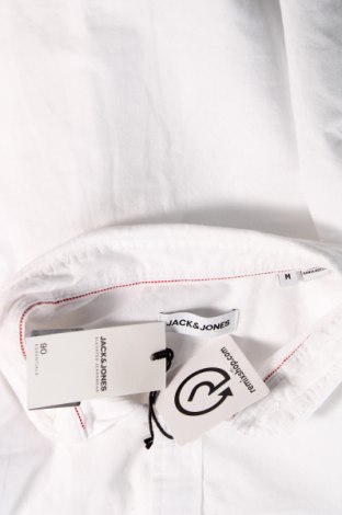 Herrenhemd Jack & Jones, Größe M, Farbe Weiß, Preis € 32,47