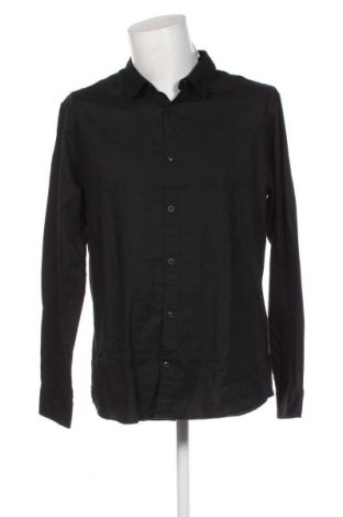Herrenhemd Jack & Jones, Größe XL, Farbe Schwarz, Preis € 23,25