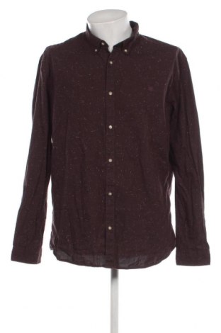 Ανδρικό πουκάμισο Jack & Jones, Μέγεθος XXL, Χρώμα Καφέ, Τιμή 10,96 €
