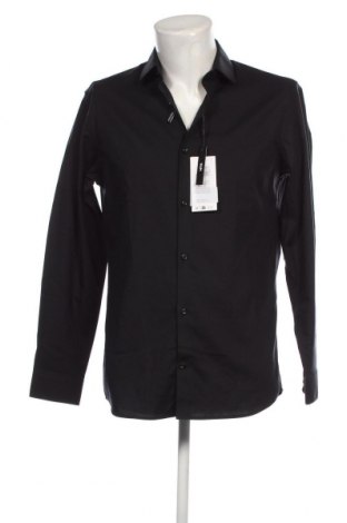 Herrenhemd Jack & Jones, Größe L, Farbe Schwarz, Preis 16,91 €