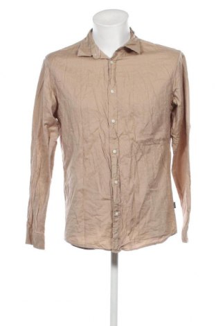 Ανδρικό πουκάμισο Jack & Jones, Μέγεθος L, Χρώμα Καφέ, Τιμή 10,54 €