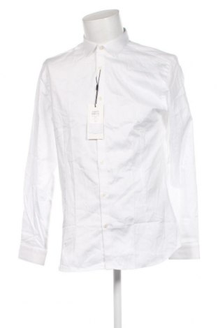 Ανδρικό πουκάμισο Jack & Jones PREMIUM, Μέγεθος XL, Χρώμα Λευκό, Τιμή 29,77 €