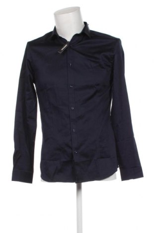 Ανδρικό πουκάμισο Jack & Jones PREMIUM, Μέγεθος M, Χρώμα Μπλέ, Τιμή 17,86 €