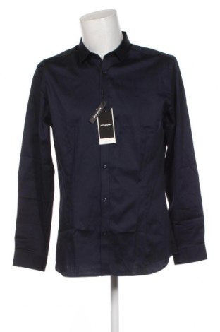 Ανδρικό πουκάμισο Jack & Jones PREMIUM, Μέγεθος XL, Χρώμα Μπλέ, Τιμή 21,83 €