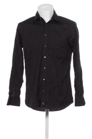 Мъжка риза Jacques Britt, Размер M, Цвят Черен, Цена 11,90 лв.