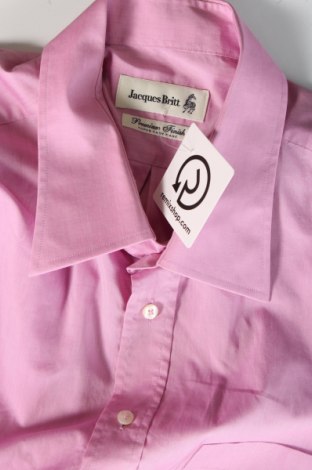Herrenhemd Jacques Britt, Größe XL, Farbe Rosa, Preis 10,20 €
