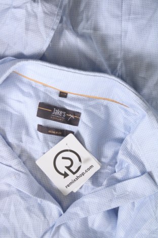 Ανδρικό πουκάμισο Jake*s, Μέγεθος S, Χρώμα Μπλέ, Τιμή 4,21 €