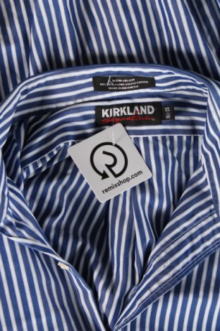 Herrenhemd Kirkland, Größe L, Farbe Blau, Preis € 7,12