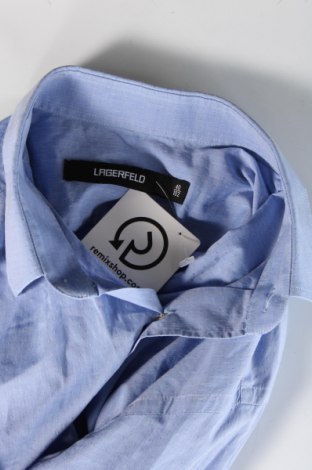 Ανδρικό πουκάμισο Lagerfeld, Μέγεθος M, Χρώμα Μπλέ, Τιμή 22,99 €