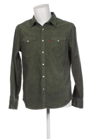 Мъжка риза Levi's, Размер M, Цвят Зелен, Цена 62,00 лв.