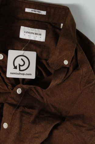 Ανδρικό πουκάμισο Lindbergh, Μέγεθος L, Χρώμα Καφέ, Τιμή 13,61 €