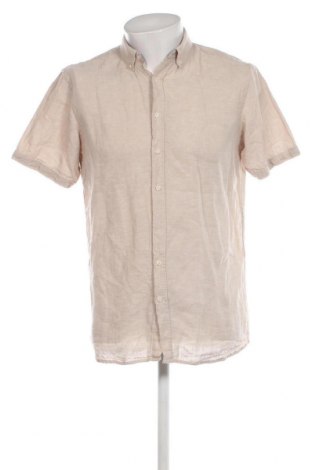 Ανδρικό πουκάμισο Livergy, Μέγεθος S, Χρώμα  Μπέζ, Τιμή 15,00 €