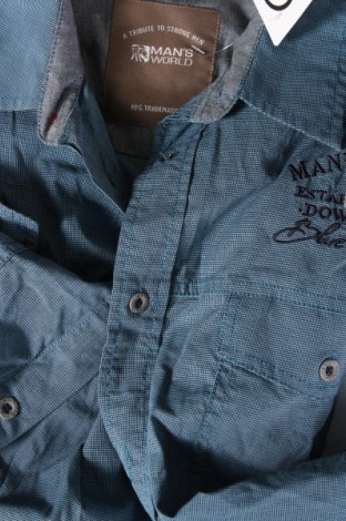 Pánska košeľa  Man's World, Veľkosť L, Farba Modrá, Cena  9,00 €