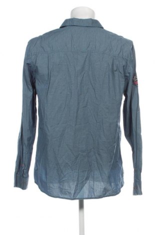 Ανδρικό πουκάμισο Man's World, Μέγεθος L, Χρώμα Μπλέ, Τιμή 9,30 €