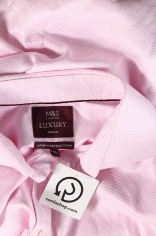 Męska koszula Marks & Spencer, Rozmiar XL, Kolor Różowy, Cena 33,98 zł
